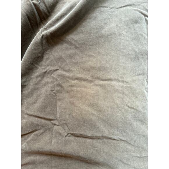 Williams-Sonoma Home Velvet Linen Duvet Cover Full Queen taupe beige brown - Picture 2 of 15